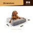 Frosted Snow - Rectangle Bed LG - Frosted Snow - LG - 46" x 35"