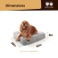 Frosted Snow - Rectangle Bed MD - Frosted Snow - MD - 32" x 36"