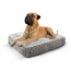 Frosted Snow - Rectangle Bed XL - Frosted Snow - XL - 56" x 41"