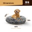 Midnight Frost - Bagel Bed LG - Midnight Frost - LG - 42"