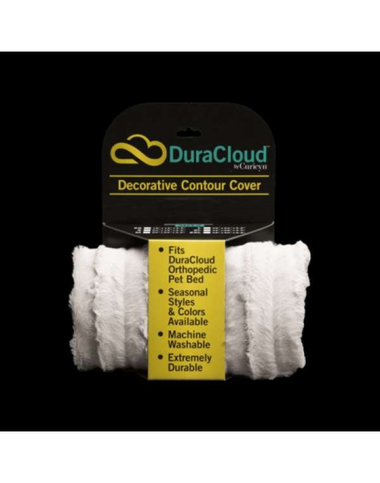 Sand - DuraCloud Orthopedic Pet Bed and Crate Pad Contour Cover - Small